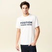 T-shirt manches courtes ecru homme