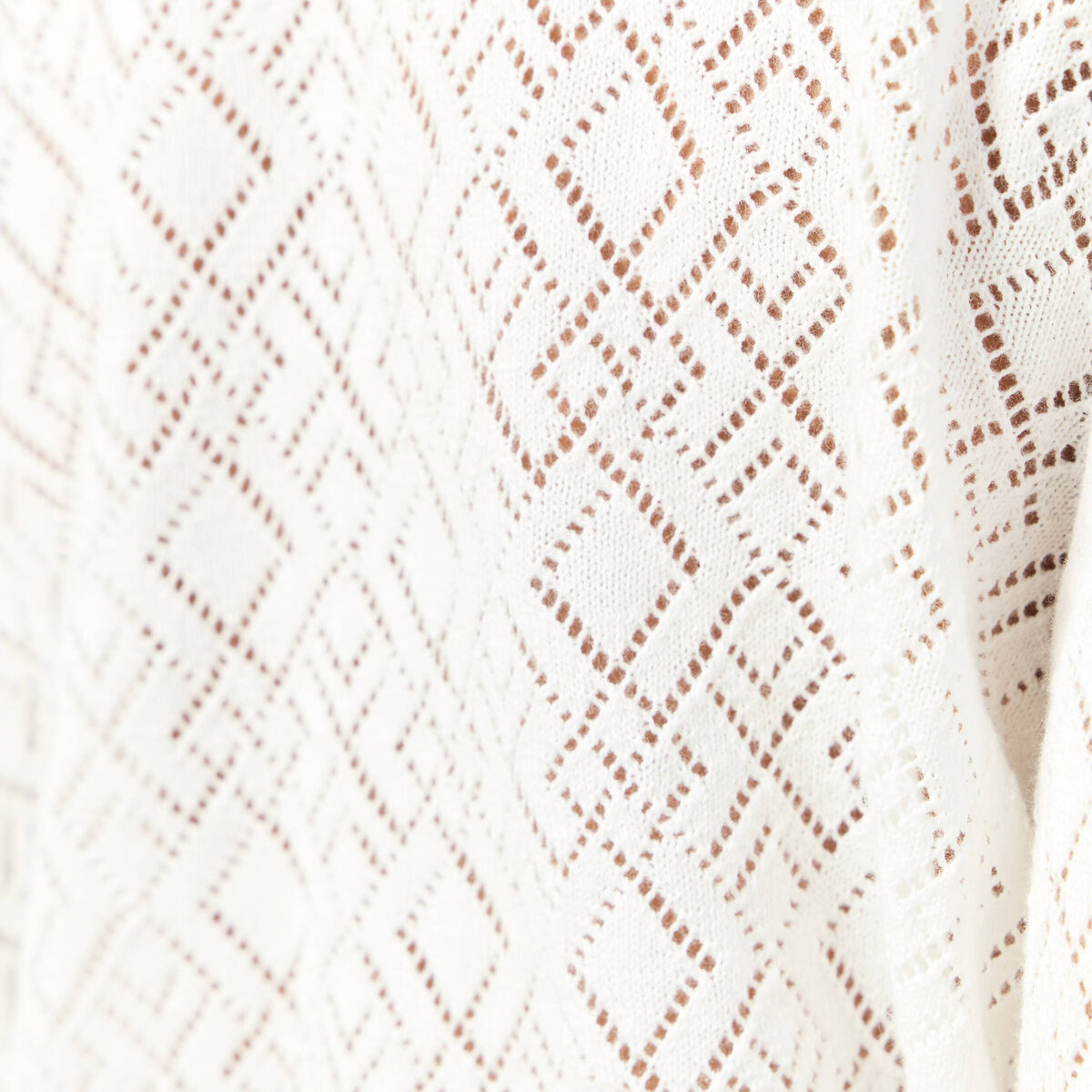 Gilet manches longues blanc femme