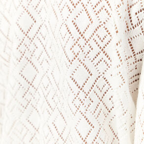 Gilet manches longues blanc femme