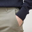 Pantalon chino slim vert kaki homme