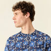 T-shirt manches courtes bleu foncé homme