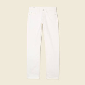 Jeans éco-responsable regular denim blanc homme