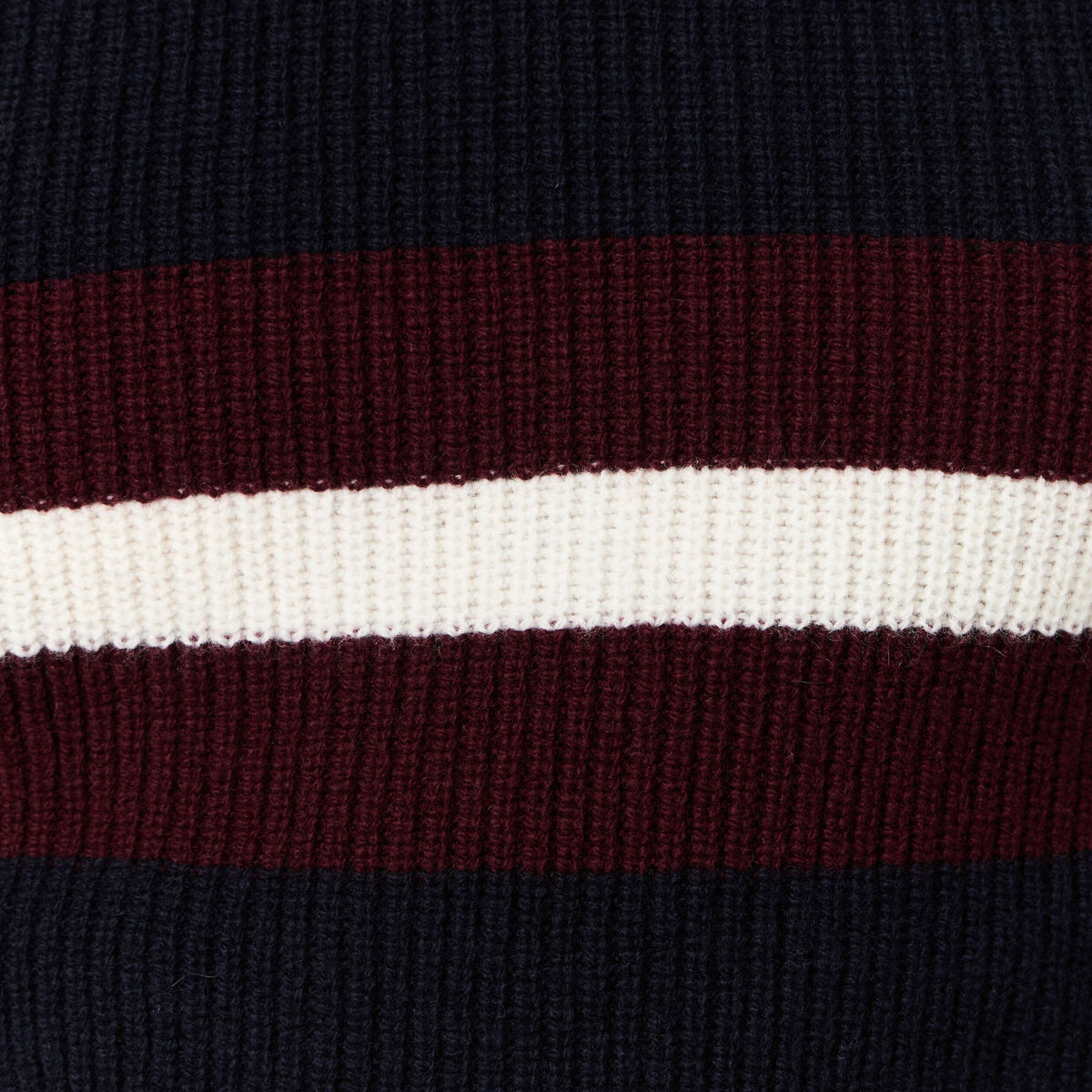 Pull manches longues fabriqué en France bleu marine homme