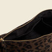Sac demi-lune vert kaki femme