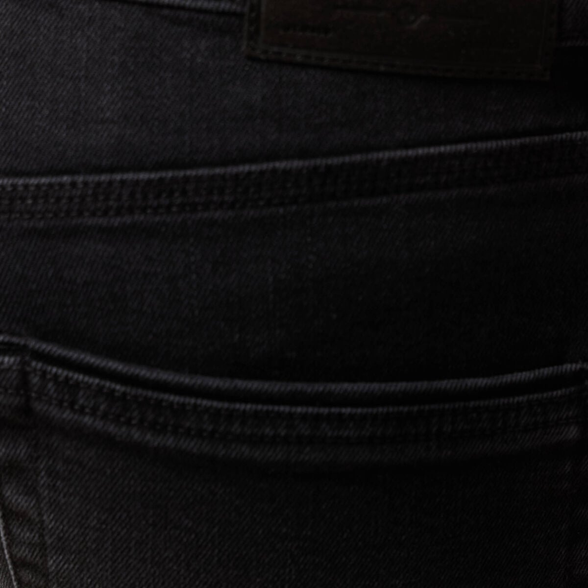 Jeans straight 5 poches denim noir homme