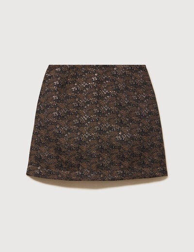Mini-jupe noir femme