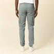 Pantalon battle bas resserré bleu gris homme