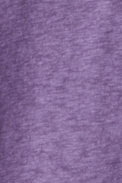 T-shirt manches courtes violet foncé femme