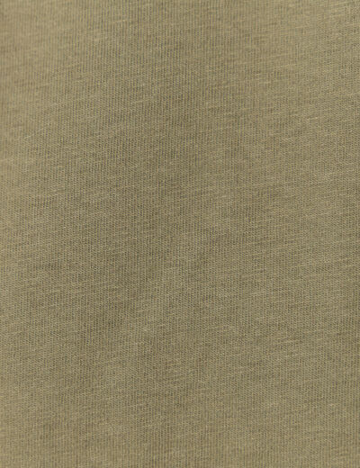T-shirt éco-responsable vert kaki homme