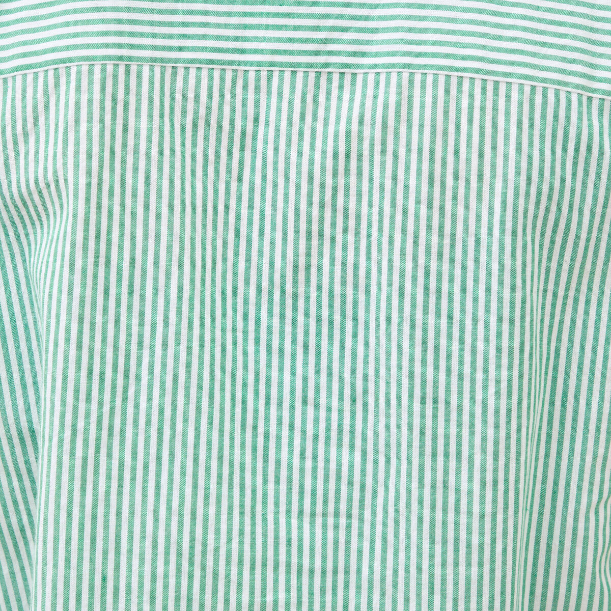 Chemise ample en coton &agrave; broderie vert femme