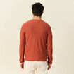 Pull manches longues rose homme