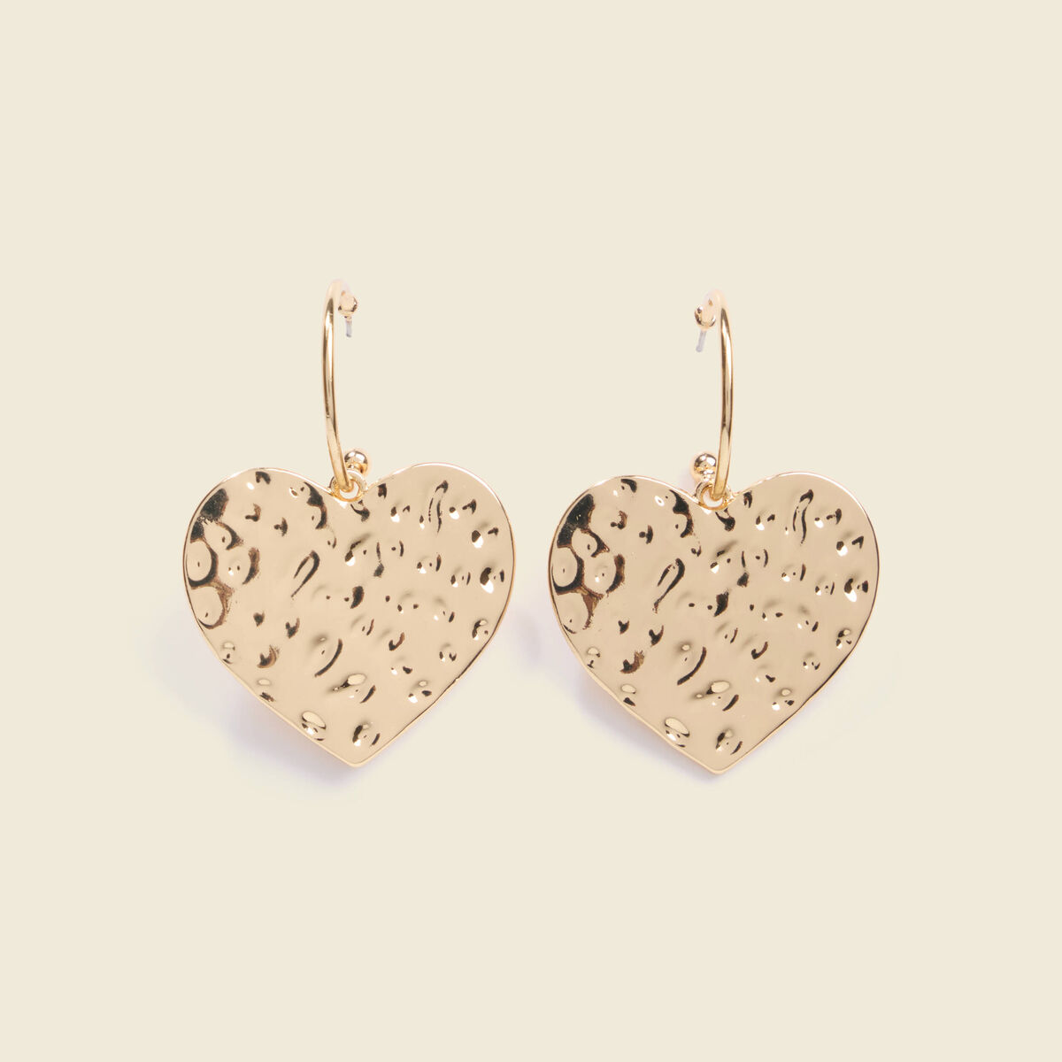 Boucles d'oreilles couleur or femme