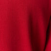 Pull fin col rond manches longues rouge fonc&eacute; homme