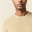 T-shirt manches longues taupe homme