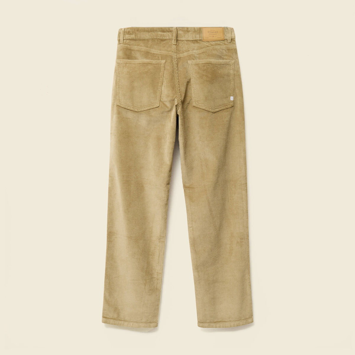 Pantalon relaxed large longueur 32 beige fonce homme