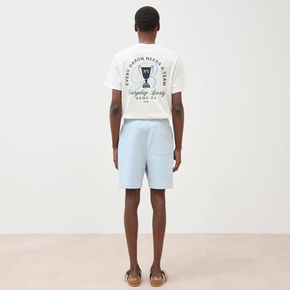 Bermuda bleu ciel homme