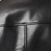 Veste manches longues col biker noir homme