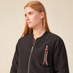 Veste bomber éco-responsable noir femme