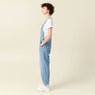 Salopette en jean denim stone femme
