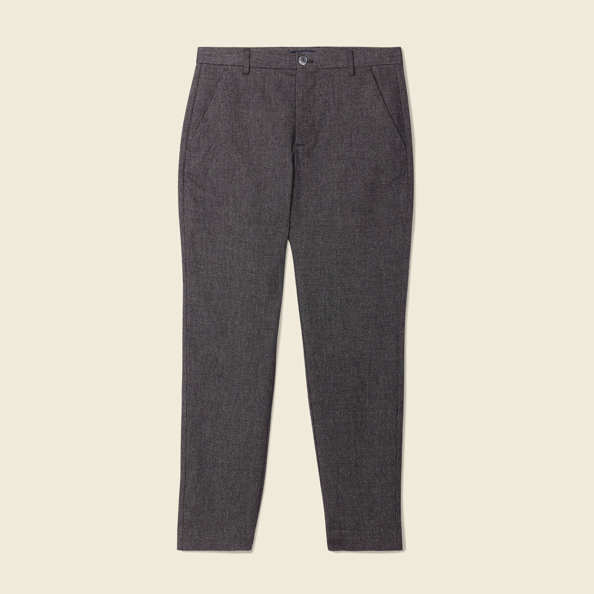Pantalon chino tapered gris foncé homme