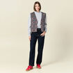 Gilet éco-responsable bleu marine femme