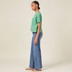 T-shirt manches courtes vert femme