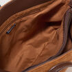 Sac bandouli&egrave;re avec doublure camel femme