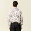 Chemise à manches longues blanc homme