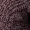 Pull manches longues bordeaux homme