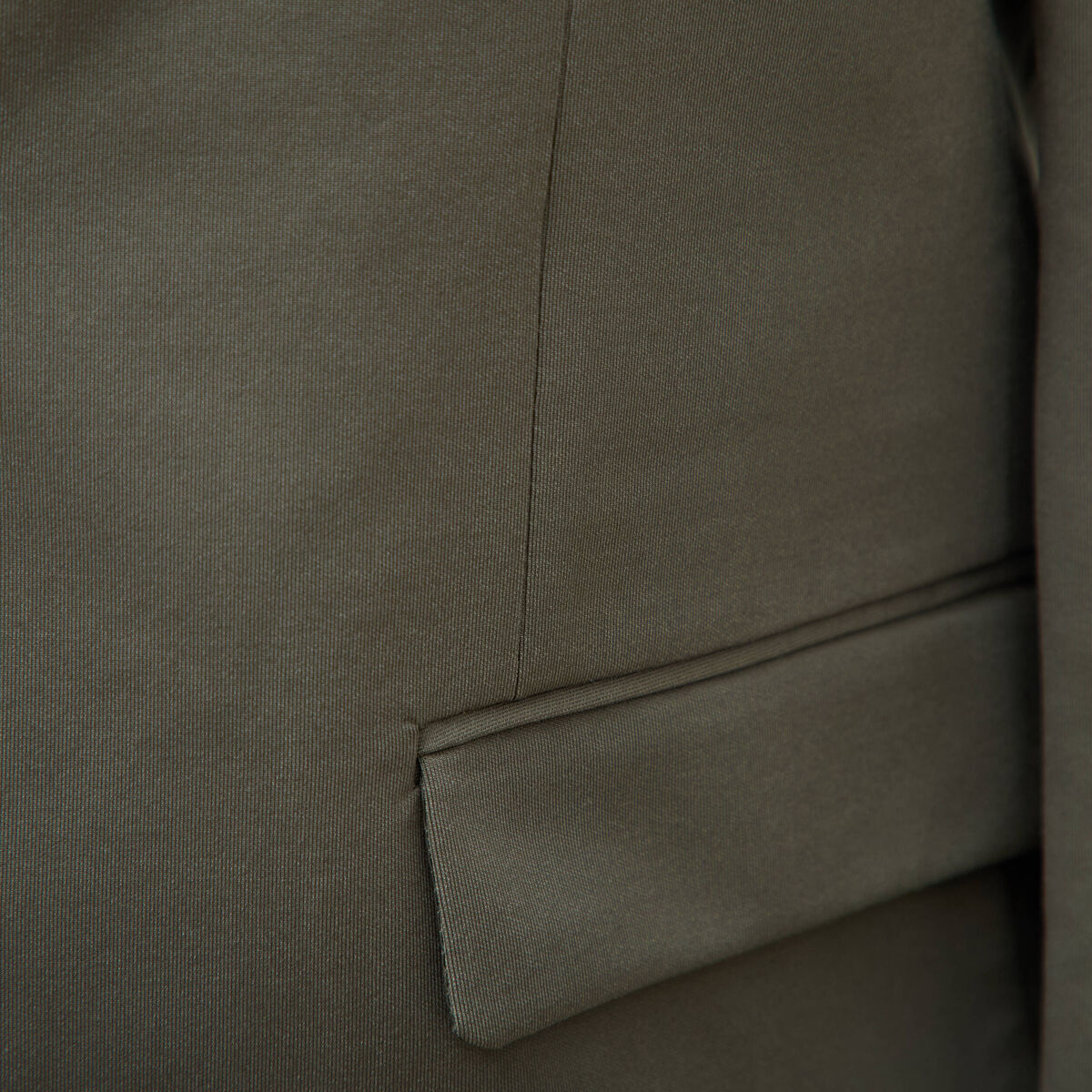 Veste blazer stretch vert fonc&eacute; homme