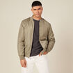 Blouson bomber éco-responsable taupe homme