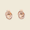 Boucles d'oreilles clous couleur or femme