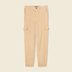 Pantalon éco-responsable beige femme