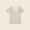 T-shirt manches courtes blanc femme