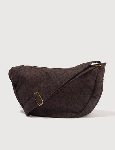 Sac bandouli&egrave;re avec doublure vert olive femme