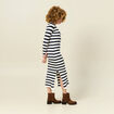 Robe tricot longue ajust&eacute;e bleu marine femme