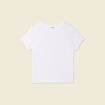 T-shirt manches courtes blanc femme