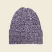 Bonnet tricoté bleu marine homme