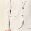 Veste blazer cintré sable homme