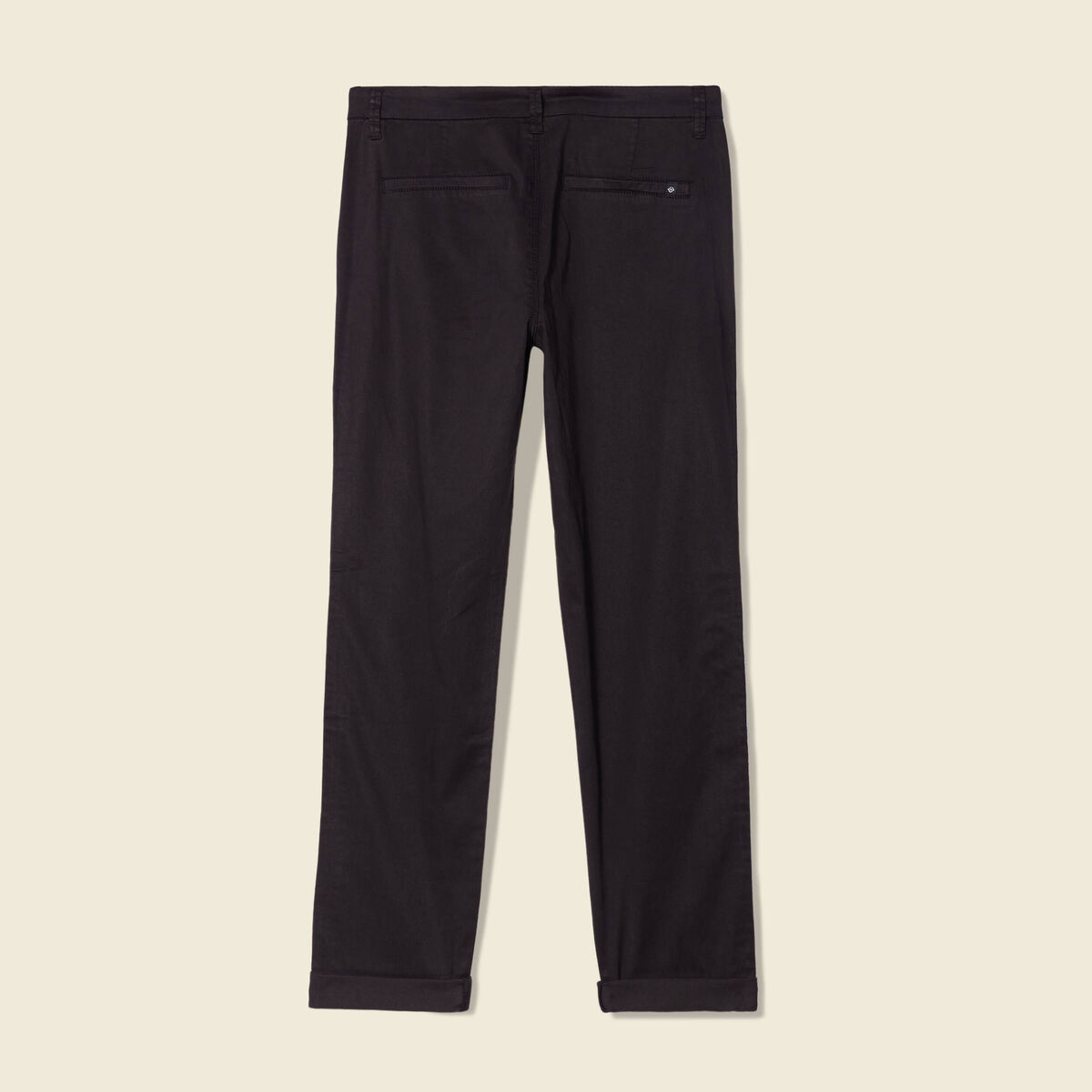 Pantalon chino Instinct noir femme