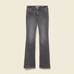 Jeans bootcut denim gris clair femme