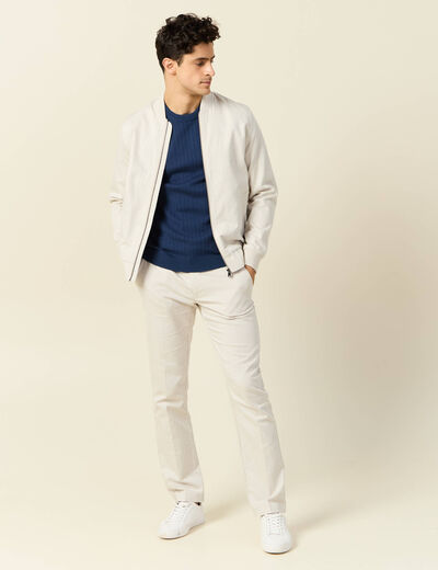T-shirt manches courtes bleu foncé homme