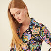 Chemise manches longues multicolore femme