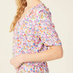 Blouse manches courtes rose femme