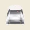 T-shirt manches longues ecru homme
