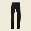 Jeans skinny push-up taille standard denim noir femme