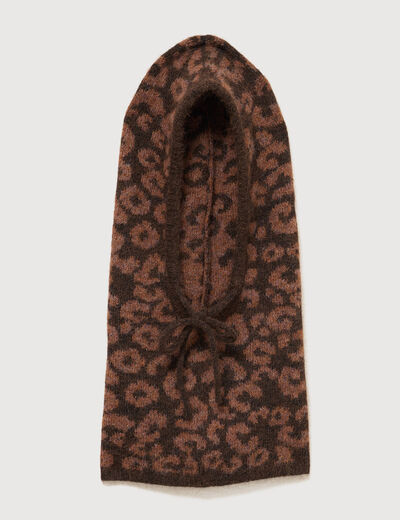 Cagoule marron clair femme