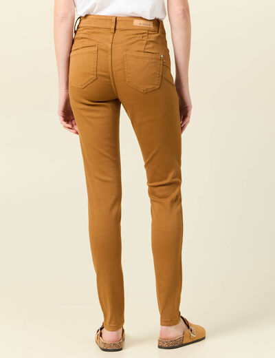 Pantalon Audrey - skinny push up marron femme