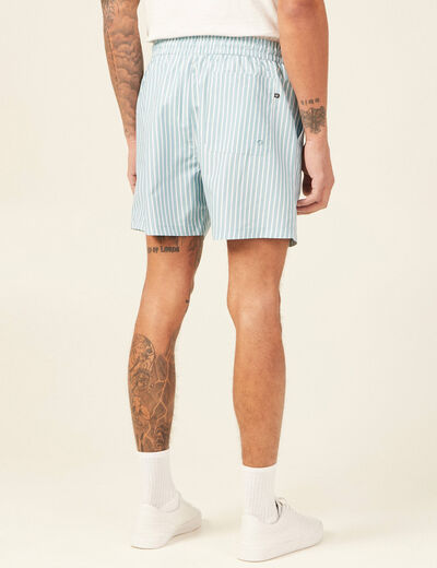 Short de bain bleu gris homme
