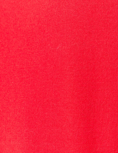 Pull manches longues rouge fonc&eacute; femme